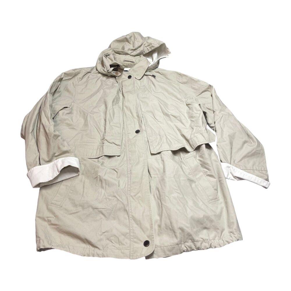 Limited Edition Exclusively at Dillards Windbreaker Jacket Men XL Beige Full Zip